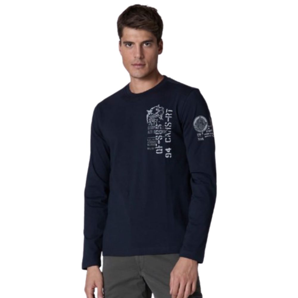 AERONAUTICA ROUND NECK NAVY MEN SWEATSHIRT	